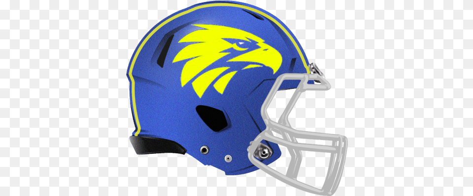 Fantasy Football Helmet Logos West Coast Eagles Logo, Crash Helmet, American Football, Person, Playing American Football Free Png