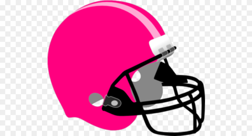 Fantasy Football Logo Pink Football Helmet Clipart, Crash Helmet, American Football, Person, Playing American Football Free Png Download