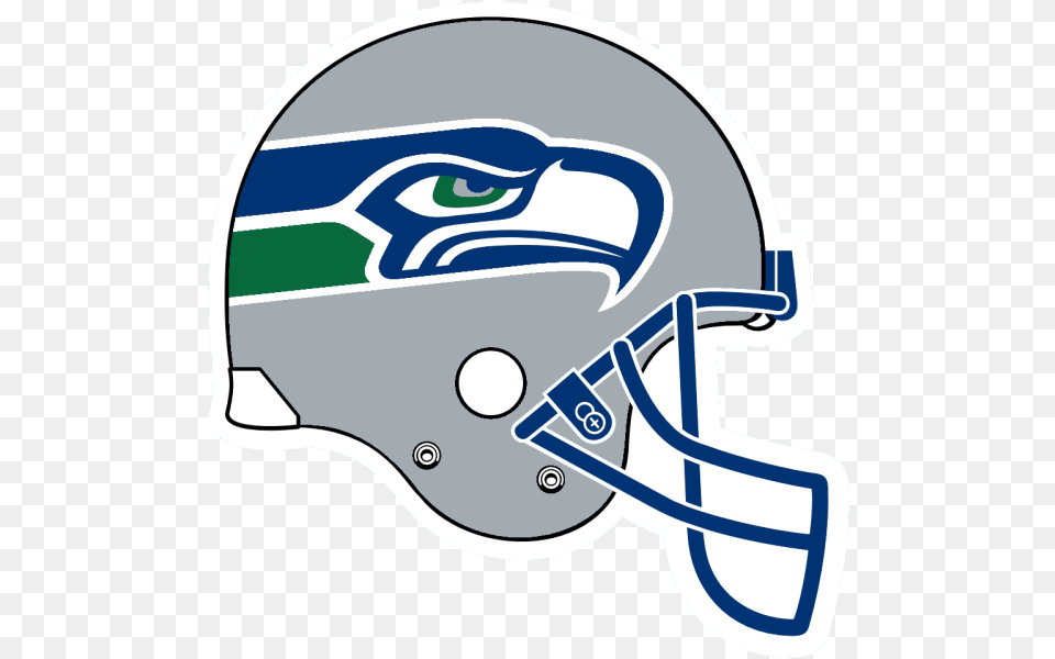 Fantasy Football Seahawk Logo Seattle Seahawks Helmet Logo, American Football, Person, Playing American Football, Sport Free Transparent Png