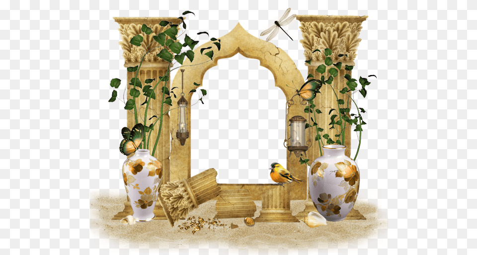 Fantasy Frame, Jar, Arch, Architecture, Pottery Free Transparent Png