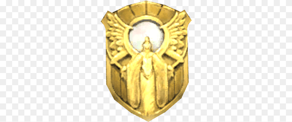 Fantasy Gold Shield Image Golden Shield Fantasy, Logo, Armor Free Transparent Png