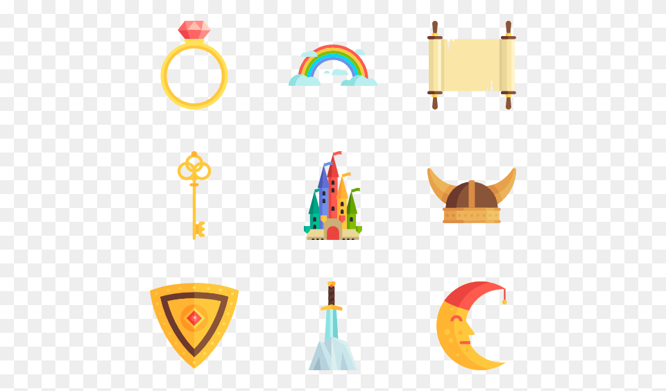 Fantasy Icons, Art, Text Free Png