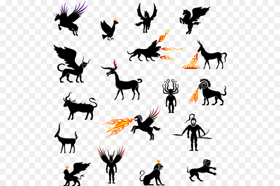 Fantasy Mythical Myth Mystical Mythical Creatures Dogs, Leaf, Plant, Baby, Person Png Image