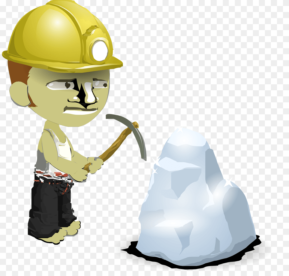 Fantasy Npc Miniparty Miner Clipart, Clothing, Hardhat, Helmet, Person Free Transparent Png