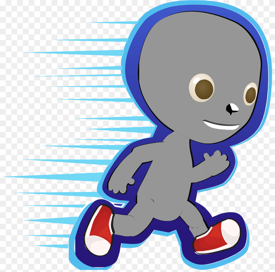 Fantasy Npc Running Character Clipart, Baby, Person, Cartoon, Face Free Png