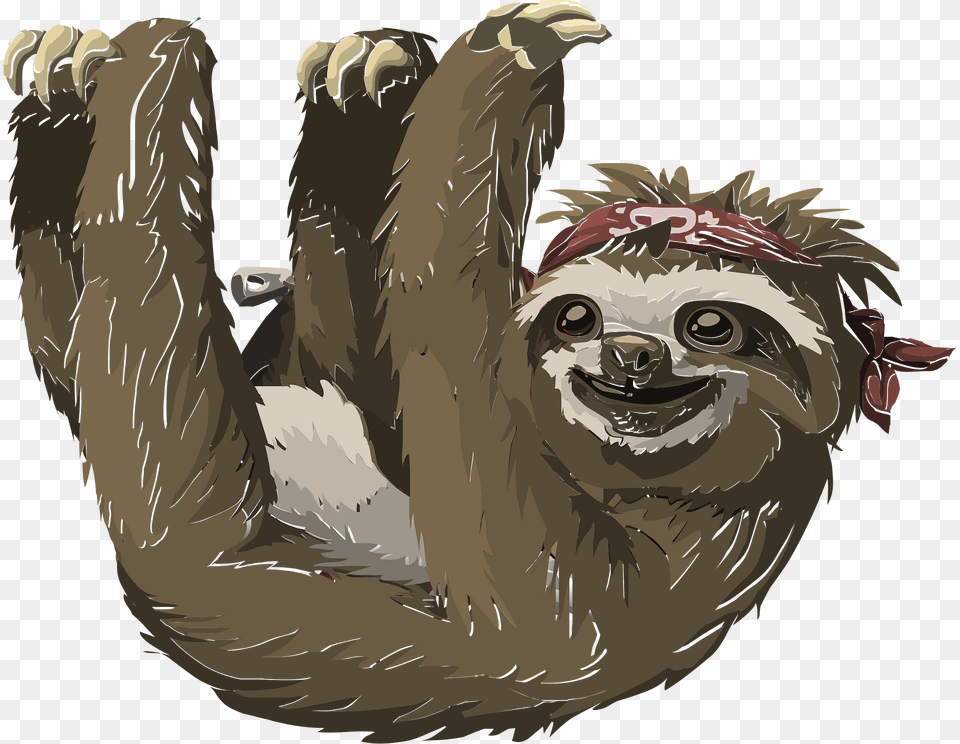 Fantasy Npc Sloth Clipart, Animal, Mammal, Wildlife, Three-toed Sloth Free Png