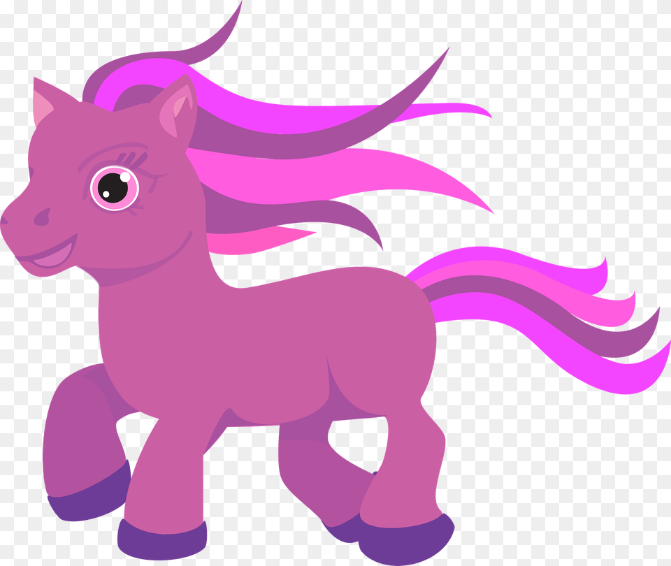 Fantasy Pony Clipart, Purple, Animal, Bear, Mammal Free Png