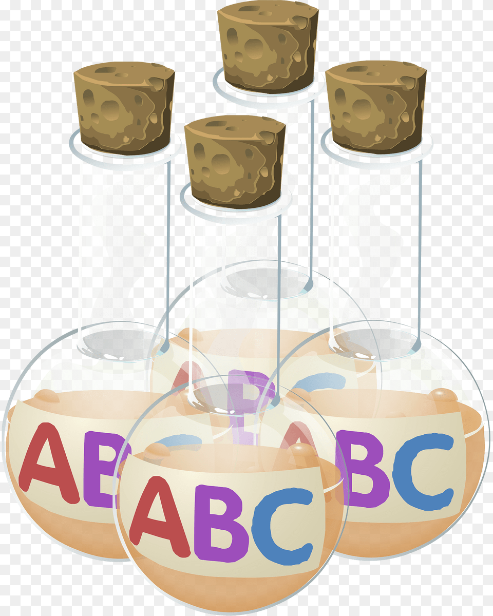Fantasy Potion Alphabet Sauce Clipart, Cork, Glass Free Png