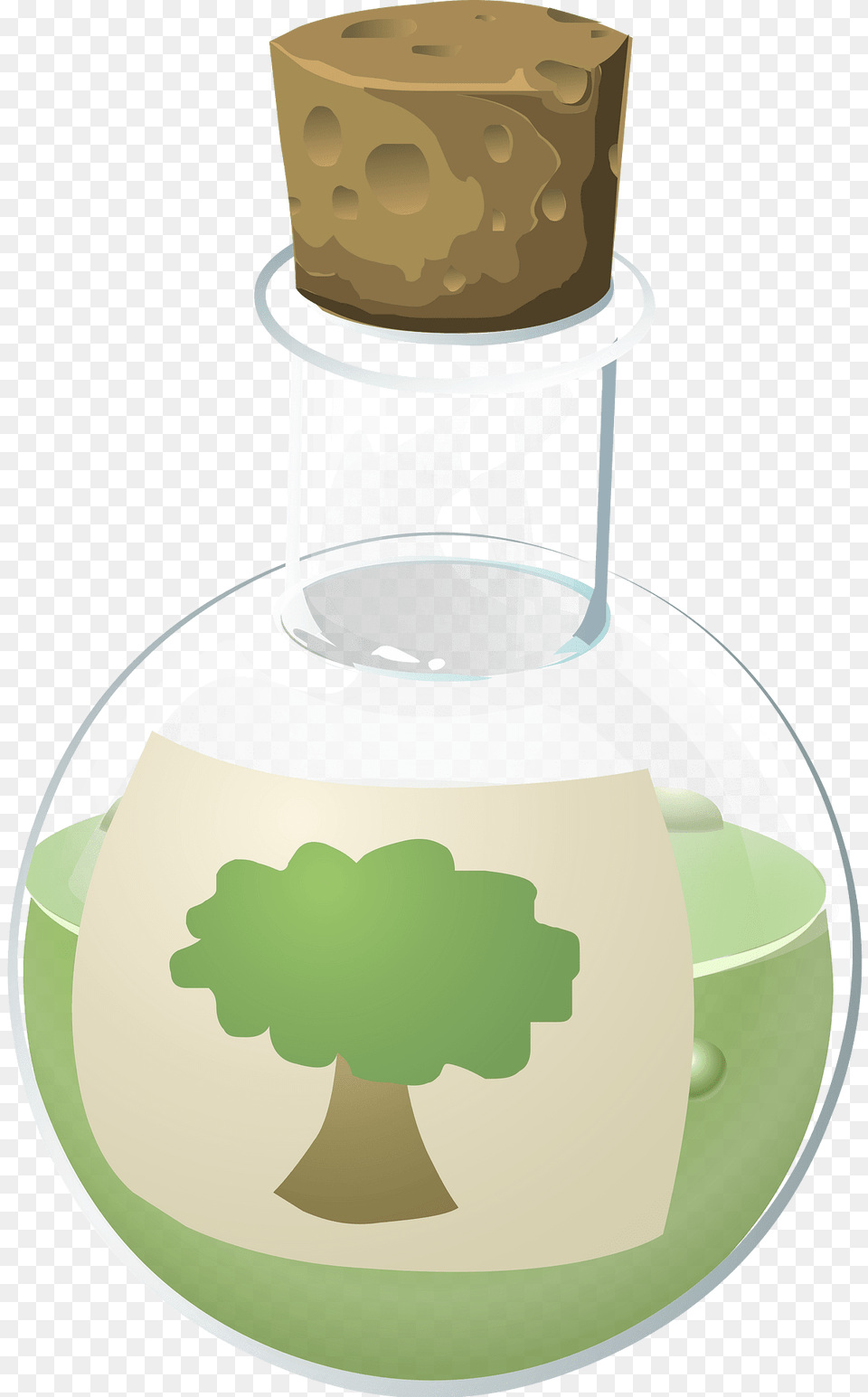 Fantasy Potion Trantsformation Fluid Clipart, Jar, Cork, Glass, Person Free Png Download