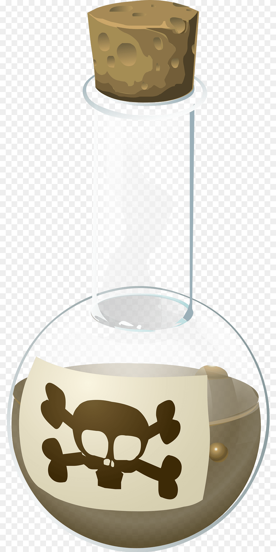 Fantasy Potion Tree Poison Clipart, Glass, Cork, Jar Png