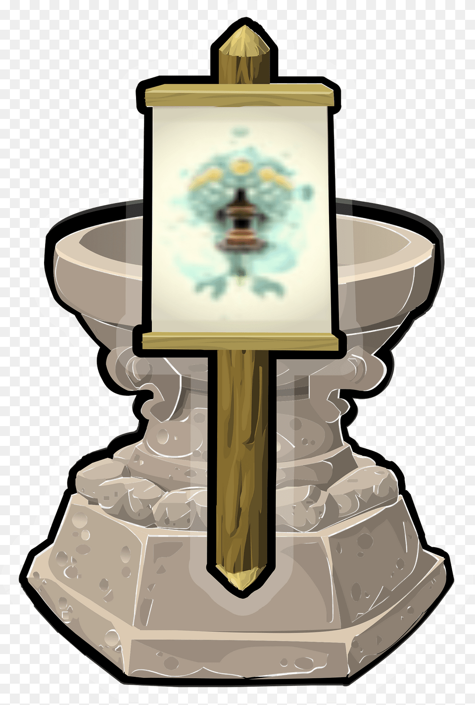 Fantasy Shrine Fountain Clipart, Altar, Architecture, Building, Church Png Image