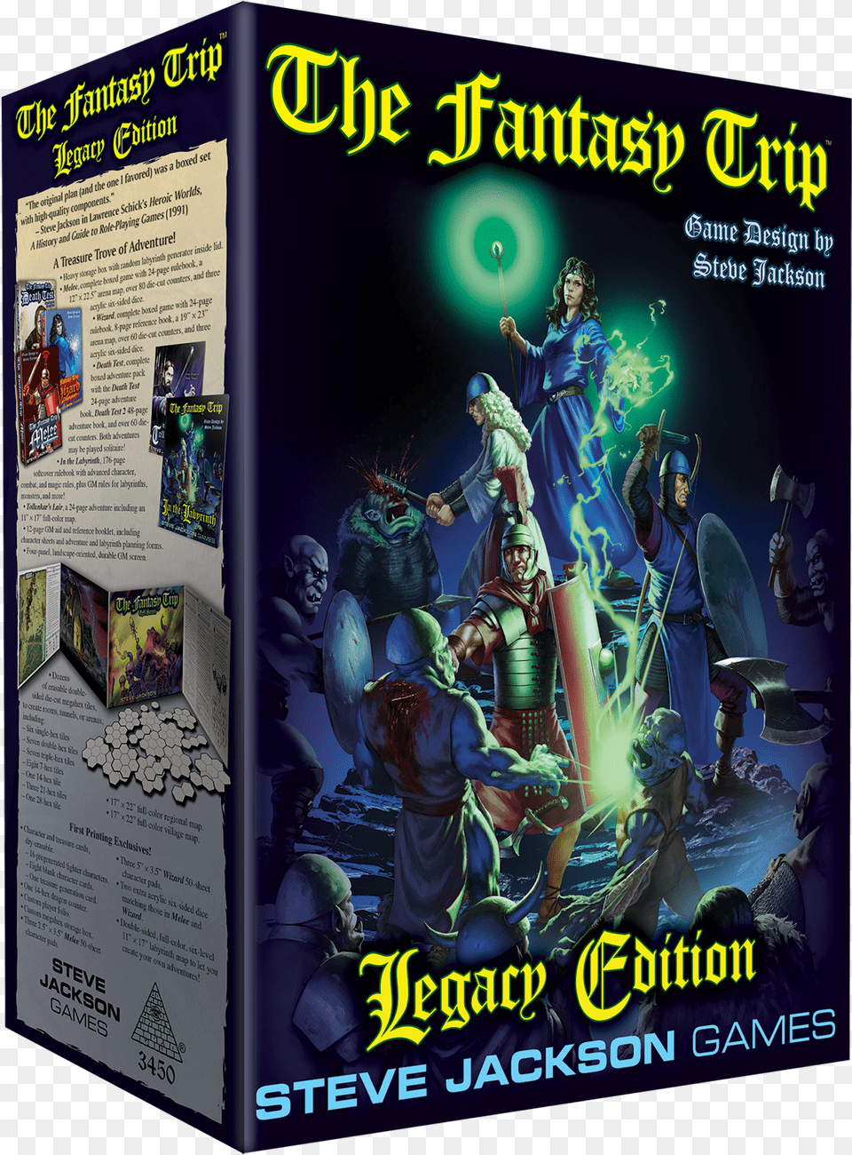 Fantasy Trip Legacy Edition, Adult, Publication, Poster, Person Free Png Download