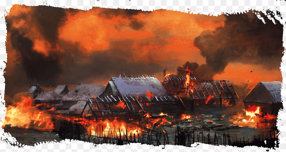 Fantasy Village On Fire Download, Bonfire, Flame, Outdoors, Nature Png