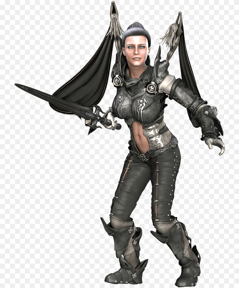 Fantasy Warrior Girl Armor, Adult, Person, Man, Male Free Transparent Png