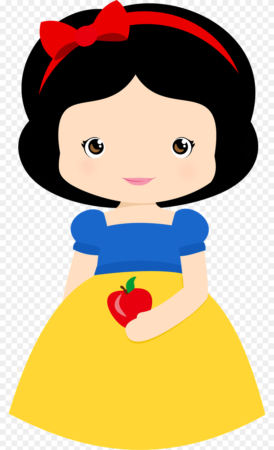 Fantoches Branca De Neve E Os Colored Clipartimages, Face, Head, Person, Baby Png Image