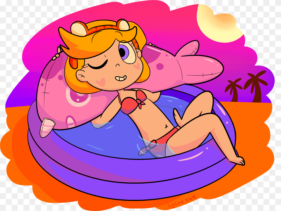 Fanwork Star Pool Party Cartoon, Water, Face, Head, Person Png Image