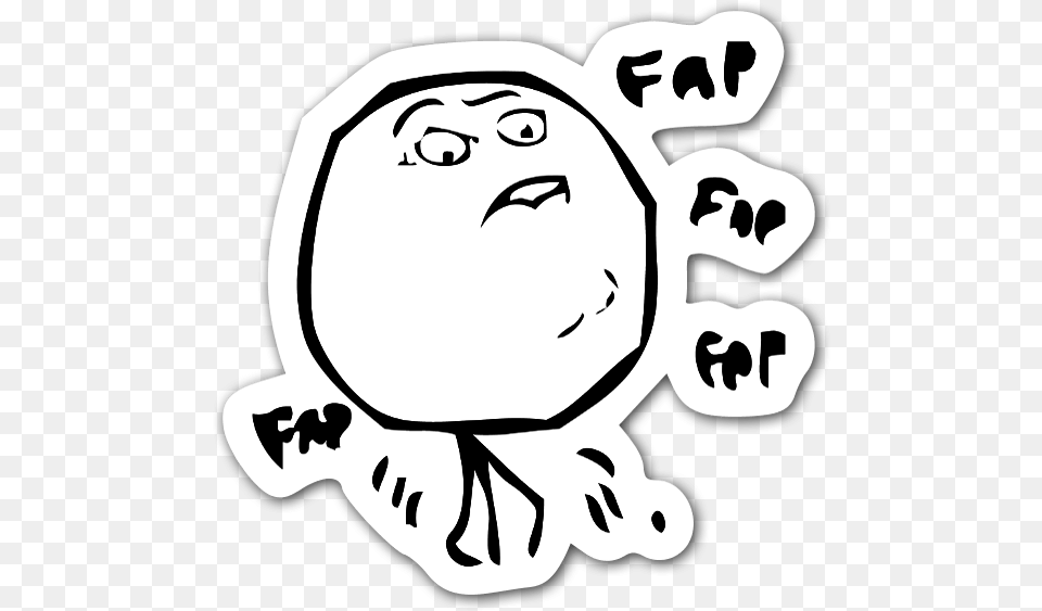 Fap Fap Fap Sticker Fap Fap Fap Meme, Stencil, Baby, Person, Face Free Png Download