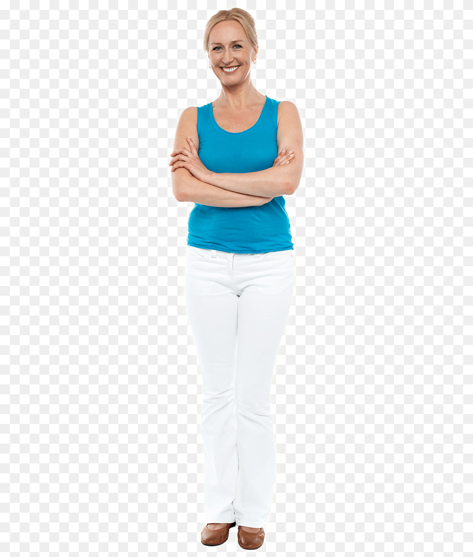 Faq Fort Sanders Womens Specialists Knoxville Tn Middle Aged Woman Standing, Adult, Person, Pants, Female Free Transparent Png