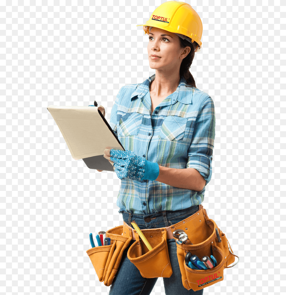 Faq Image Construction Worker Woman, Person, Helmet, Hardhat, Clothing Free Transparent Png