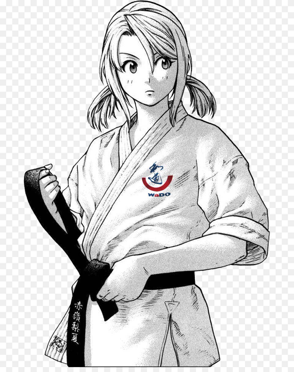Faq On Wado Ryu Karate Karate Girl Drawing, Adult, Publication, Person, Female Free Png Download