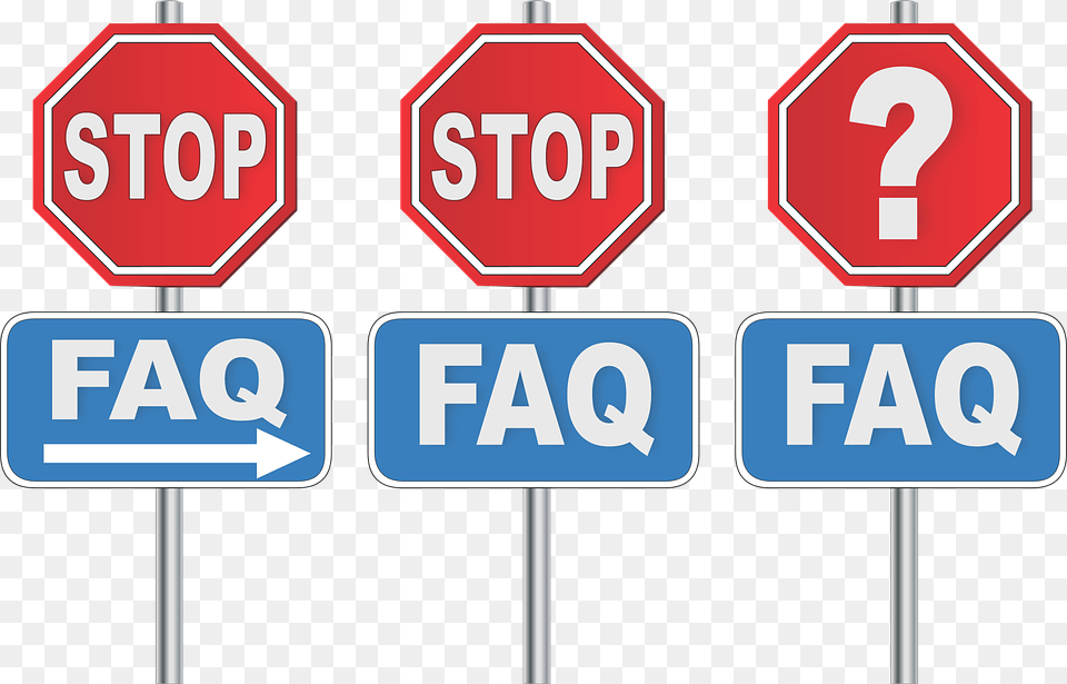 Faq Sign Help Support Question Ask Information Stop Sign, Road Sign, Symbol, Stopsign Png