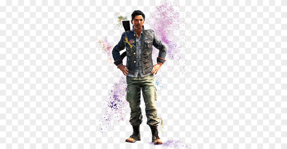 Far Cry 4 Far Cry 4 Sabal, Purple, Clothing, Pants, Person Free Png