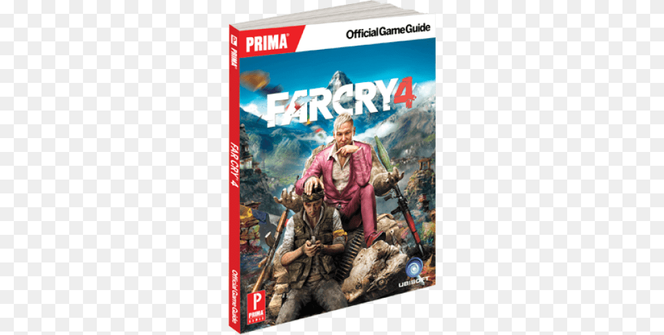 Far Cry 4 Strategy Guide Far Cry 4 Prima Official Game Guide, Book, Publication, Adult, Male Free Transparent Png