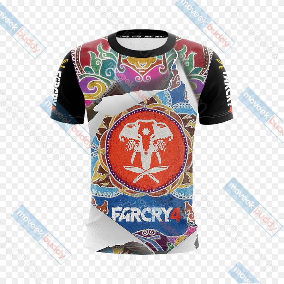 Far Cry 4 Unisex 3d T Shirt Far Cry, Clothing, T-shirt, Adult, Female Png