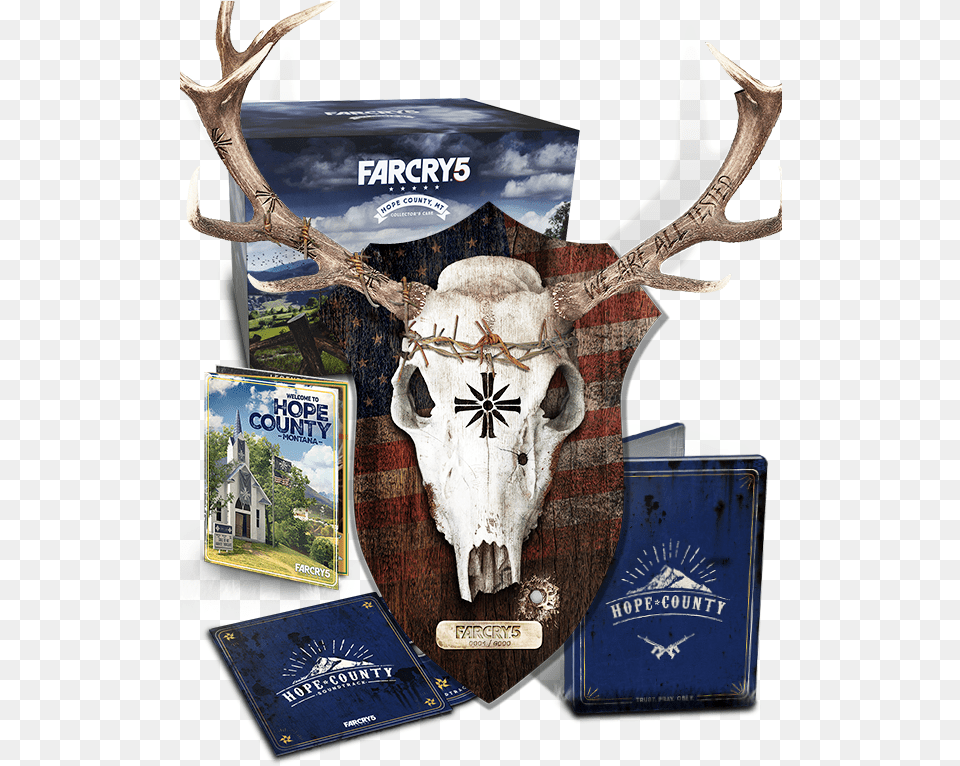 Far Cry 5 Deer Skull, Antler, Animal, Mammal, Wildlife Free Png Download