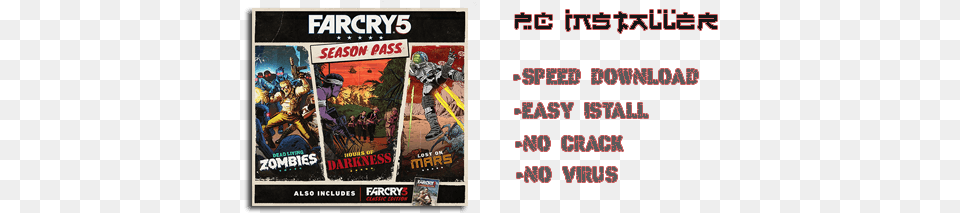 Far Cry 5 Dlc Download Full Version Reworked Games Uncharted 2 Pc Download, Book, Comics, Publication, Advertisement Free Png