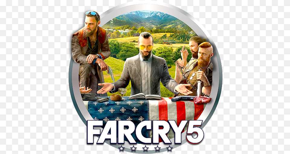 Far Cry 5 Emulator Far Cry 5 Game Icon, Adult, Book, Publication, Male Free Png Download