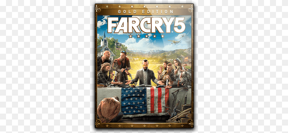 Far Cry 5 For Pc U2022 Game Full Version Far Cry 5 Gold Edition Xbox One, Advertisement, Adult, Poster, Person Free Png Download