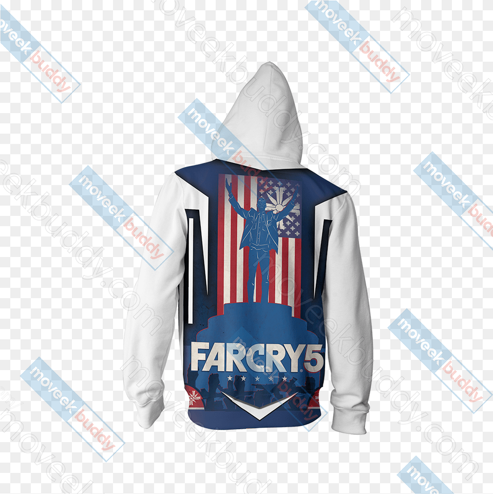 Far Cry 5 Unisex Zip Up Hoodie Jacket Hoodie, Clothing, Sweatshirt, Hood, Sweater Png