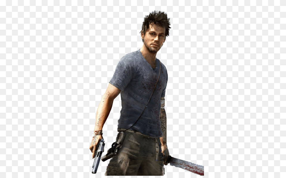 Far Cry Blood, Weapon, Firearm, Gun, Handgun Png Image