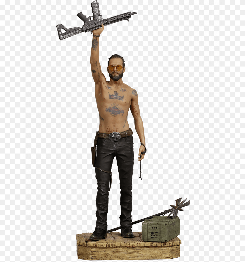Far Cry Collectible Celebrates Its Cult Leader In Style, Symbol, Cross, Figurine, Adult Free Transparent Png