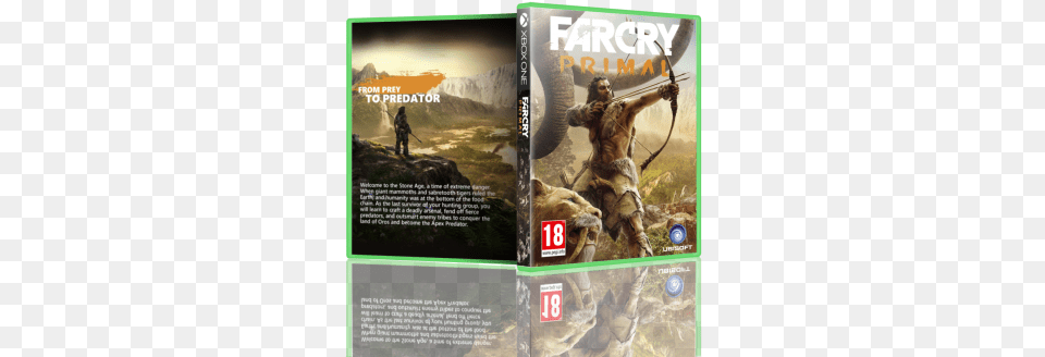 Far Cry Primal Box Art Cover Far Cry Primal Na Xbox, Advertisement, Poster, Archery, Bow Free Png