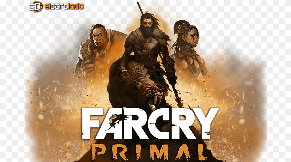 Far Cry Primal Far Cry Primal, Advertisement, Poster, Adult, Person Png Image