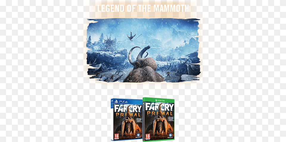 Far Cry Primal Far Cry Primal Xbox One Standard Edition, Publication, Book, Person, Animal Free Transparent Png