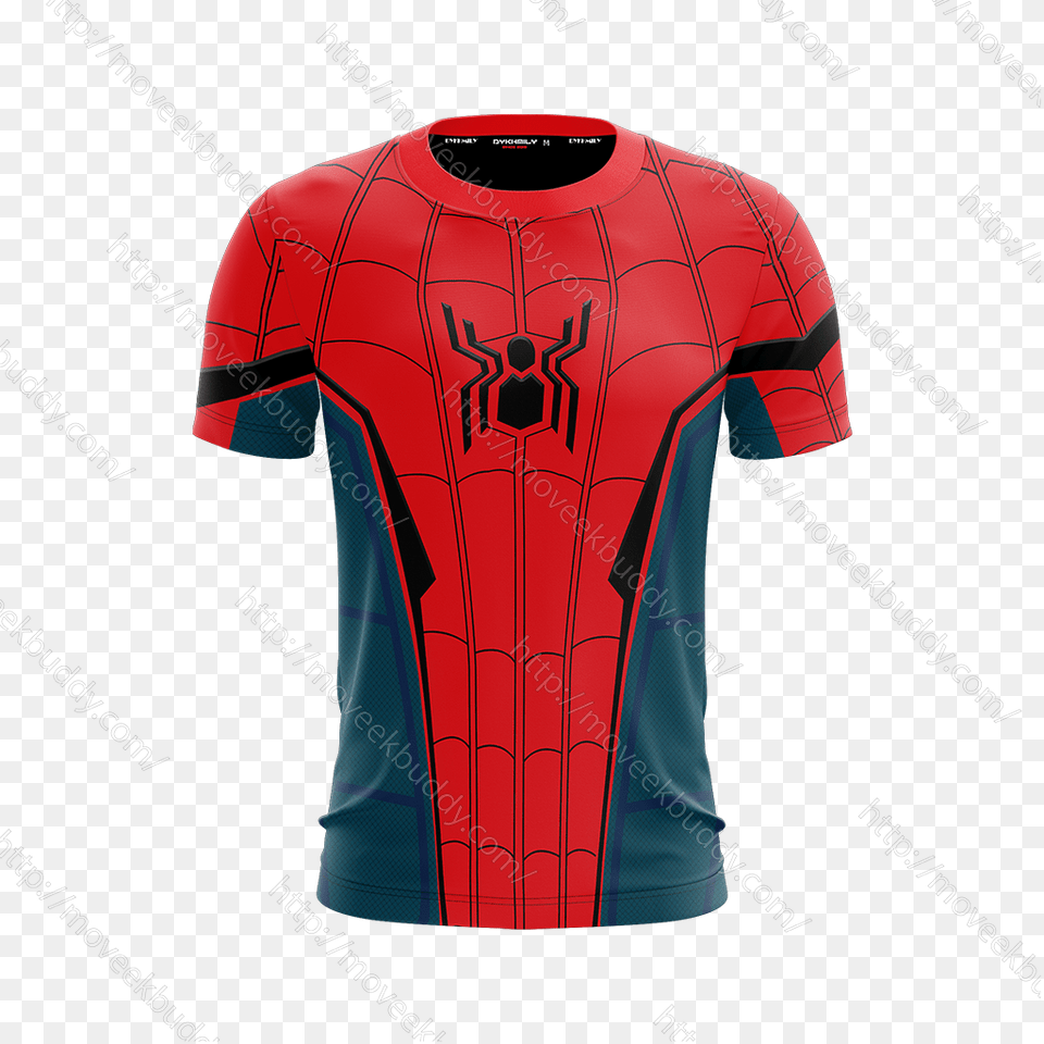 Far From Home 2019 Cosplay Unisex 3d T Shirt Spiderman T Shirt Far From Home, Clothing, Jersey, T-shirt Png Image