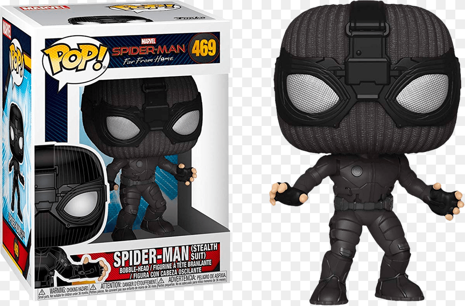 Far From Home Funko Pop Spider Man Stealth Suit, Baby, Person Free Png