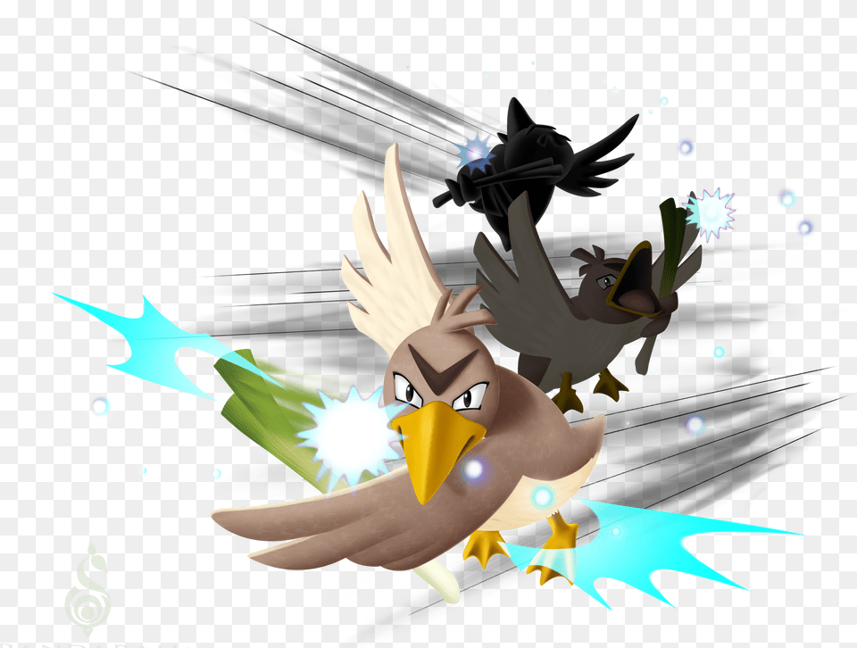 Farfetch39d Used Acrobatics And Flail, Art, Graphics Free Png
