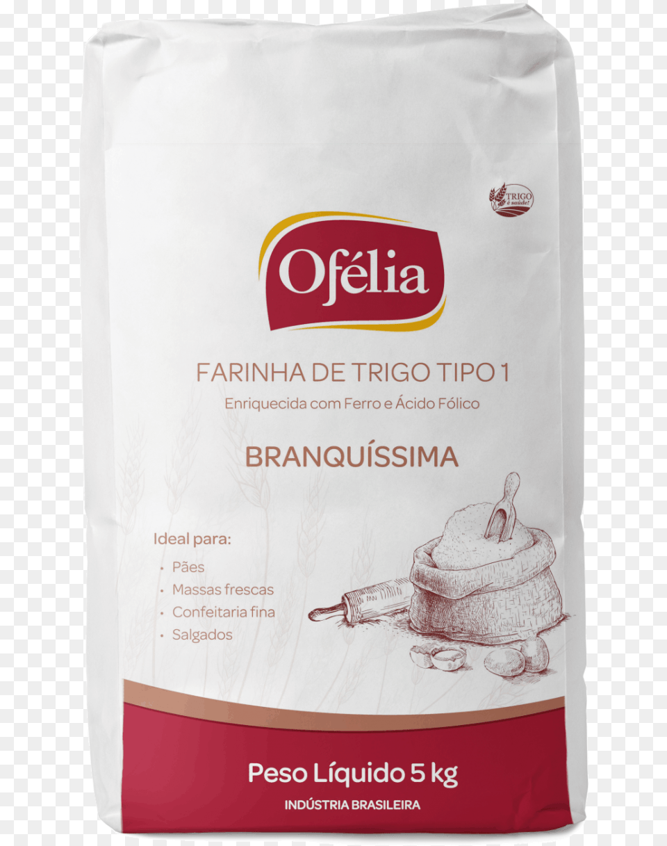 Farinha De Trigo T1 Plus Oflia 5 Kg Farinha De Trigo Oflia, Powder, Flour, Food, Book Free Png