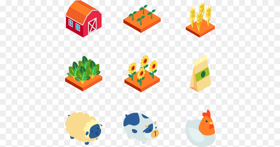 Farm, Potted Plant, Plant, Outdoors, Pig Free Transparent Png