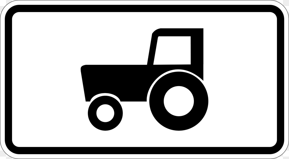 Farm Amp Powered Equipment Amp Trailers With Less Than 25 Kmh Top Speed Clipart, Symbol, Sign, Device, Grass Png Image