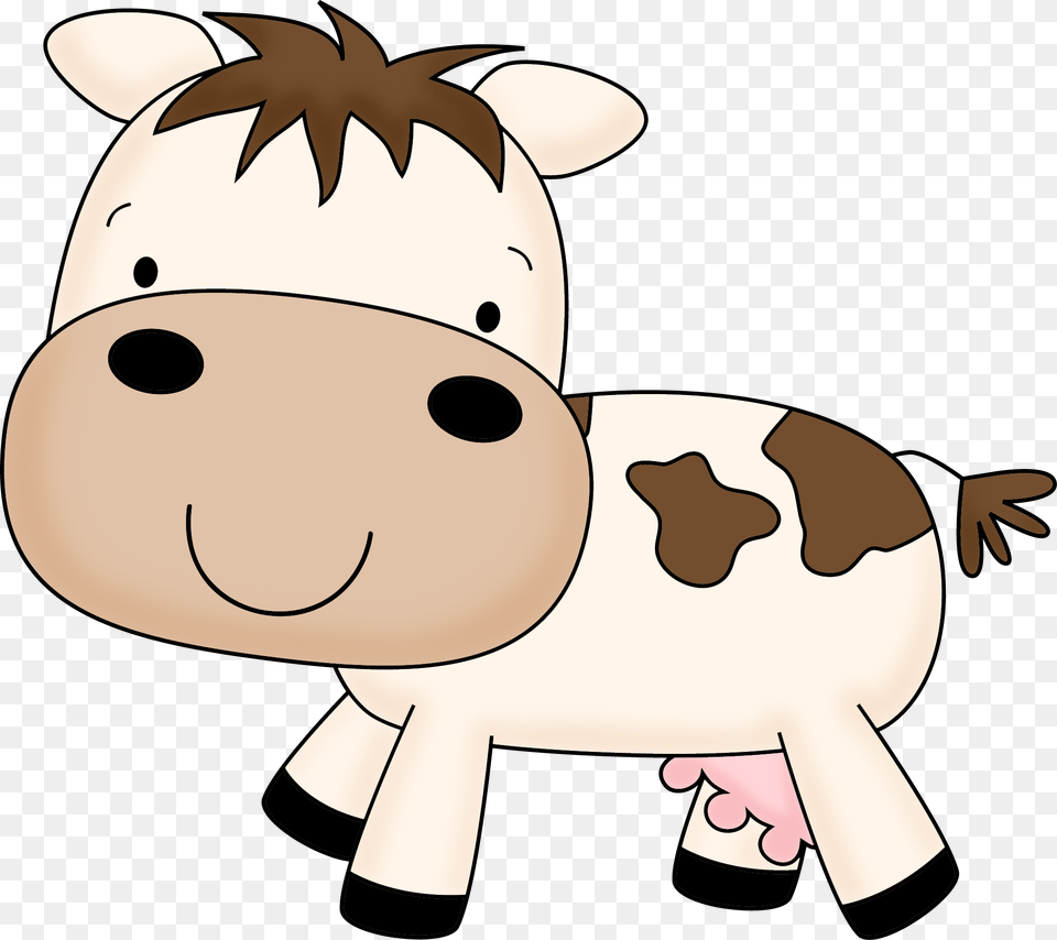 Farm Animal Clipart Winging, Cattle, Cow, Livestock, Mammal Free Png Download