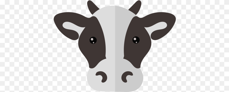 Farm Animal Cow Icon Of Cow, Livestock, Cattle, Mammal, Baby Png Image