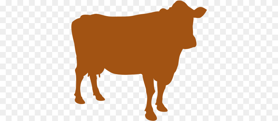 Farm Animal Cow Silhouette Transparent U0026 Svg Vector File Silueta De Vacas, Cattle, Livestock, Mammal, Bull Free Png