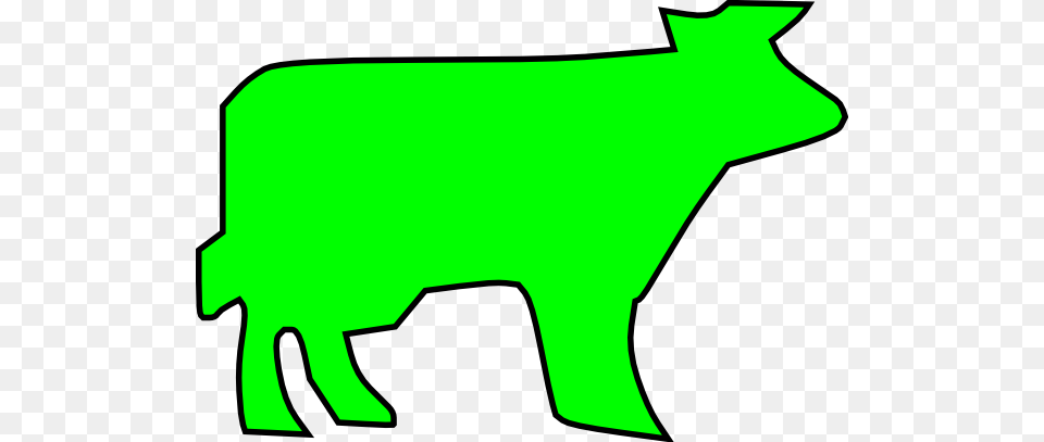 Farm Animal Outline Clipart, Silhouette, Bull, Mammal, Livestock Free Transparent Png