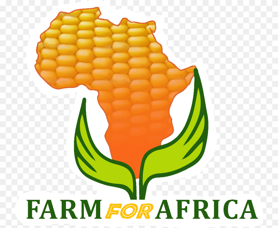 Farm For Africa Emblem, Corn, Food, Grain, Plant Png Image