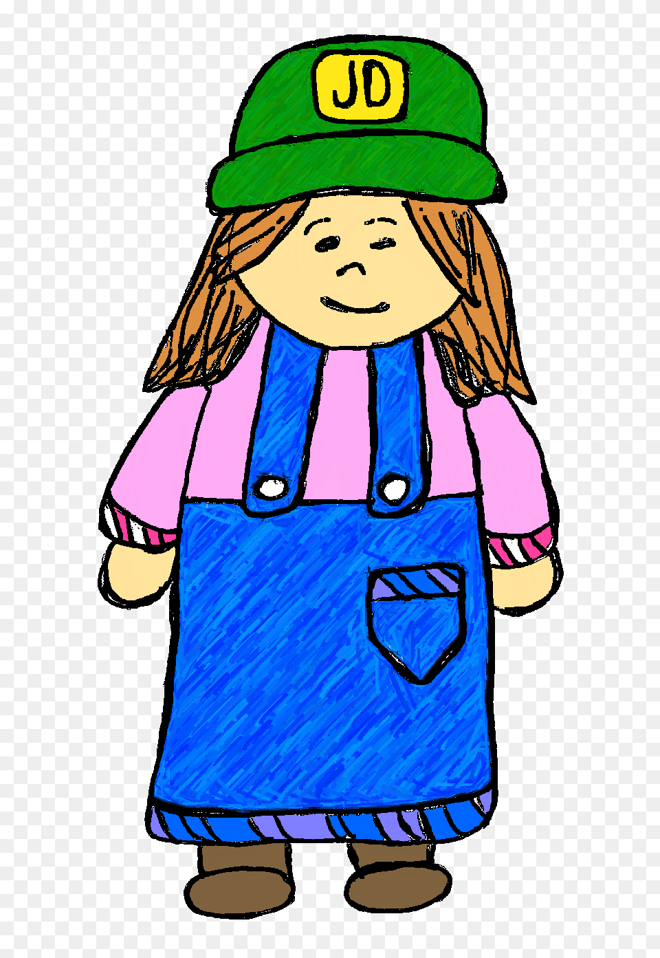 Farm Girl Clipart, Baby, Person, Head, Face Free Png Download